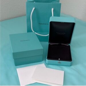 Tiffany & Co. Luxury Leather Necklace Display Gift Set - No jewelry included